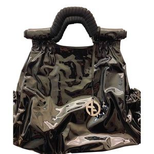 GIORGIO ARMANI patent leather handbag